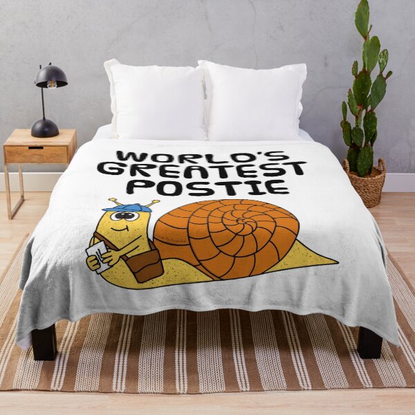 Item preview, World's Greatest Postie, Mail Man Postal Worker Snail Funny designed and sold by doodlerob.