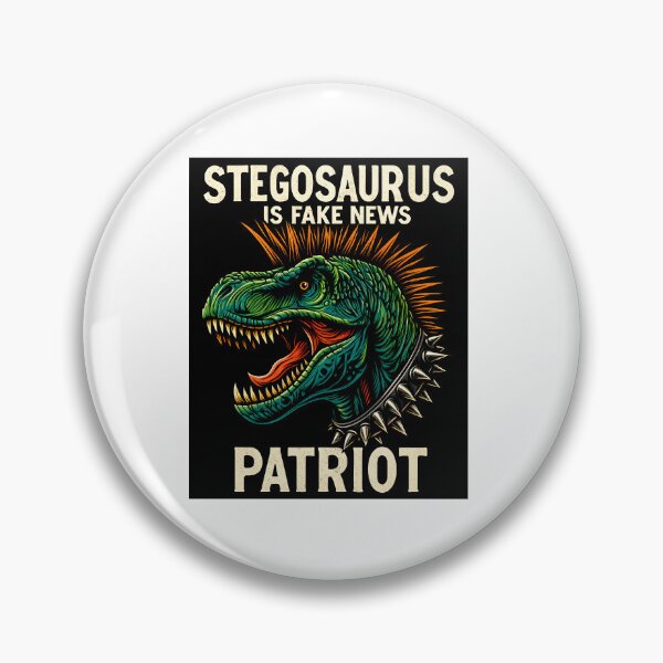 Item preview, Stegosaurus Is Fake News Patriot designed and sold by dreampik.
