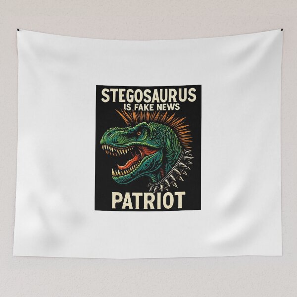 Item preview, Stegosaurus Is Fake News Patriot designed and sold by dreampik.
