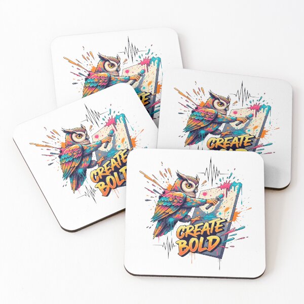 Item preview, Colorful Graffiti Creative Owl Quote designed and sold by SholoStudio.