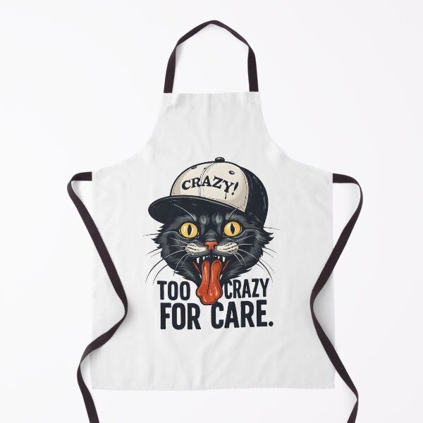 Item preview, Too Crazy to Care Wild Cat designed and sold by dreampik.
