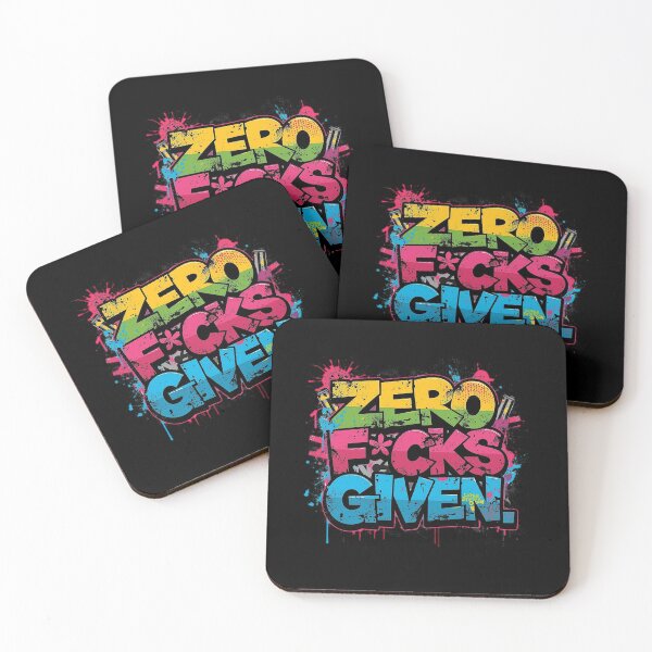 Item preview, Zero F*cks Given | Sarcastic Humor Design by Too Real Co designed and sold by TooRealCo.