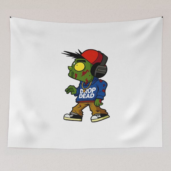 Item preview, Cool Zombie Boy – Street Art Cartoon for Stickers & Hoodies designed and sold by dreampik.
