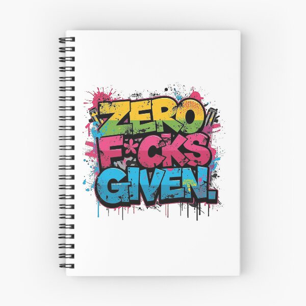 Item preview, Zero F*cks Given | Sarcastic Humor Design by Too Real Co designed and sold by TooRealCo.