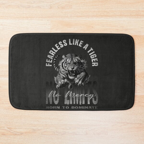 Item preview, Fearless Like a Tiger – No Limits Motivational designed and sold by HB Shirts.