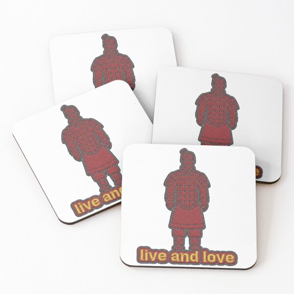 Item preview, Terracotta Warrior – Live and Love (China) designed and sold by DavinEmbroidery.