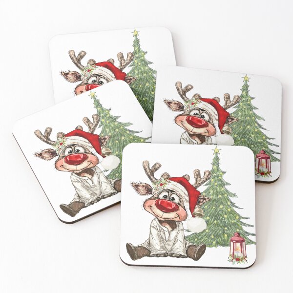 Item preview, Rudolph Waiting for Santa  designed and sold by BlueCava.