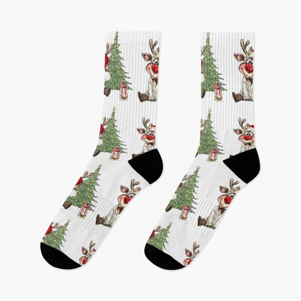 Item preview, Rudolph Waiting for Santa  designed and sold by BlueCava.