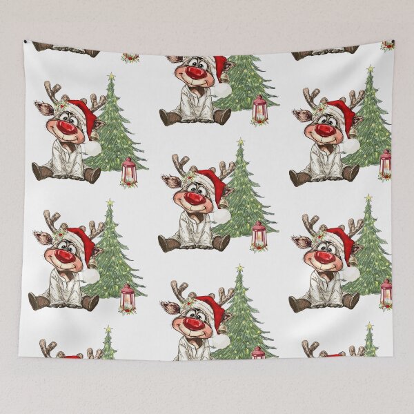 Item preview, Rudolph Waiting for Santa  designed and sold by BlueCava.
