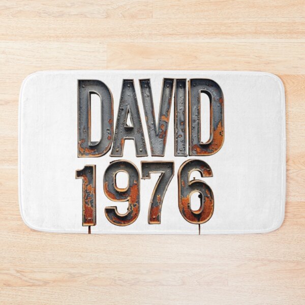 Item preview, David 1976 – Rusty Vintage Edition designed and sold by AlexLineArt.