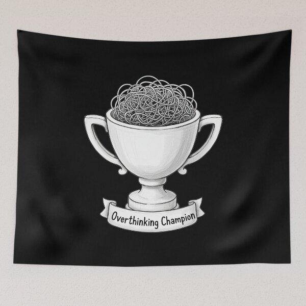 Item preview, NeuroSpicy - Overthinking Champion (II) designed and sold by nature. electrified..