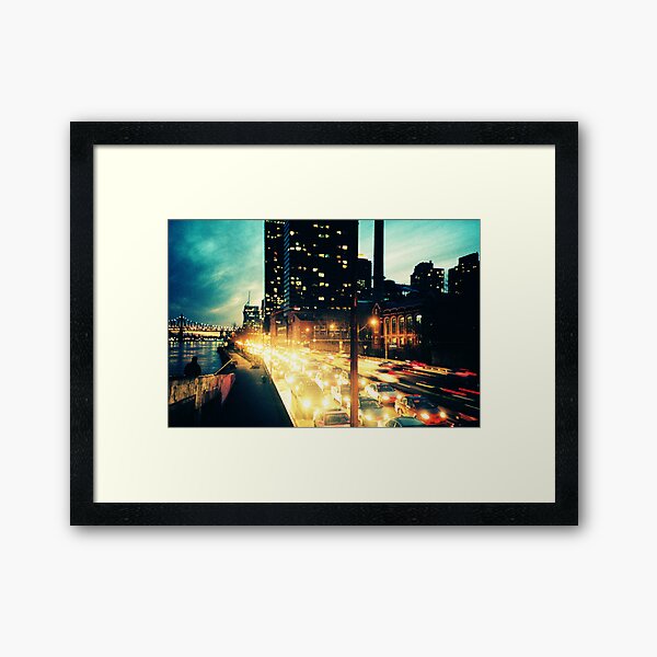 Manhattan Freeway Framed Art Print