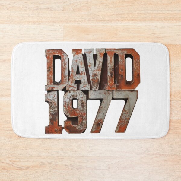 Item preview, David 1977 – Rusty Vintage Edition designed and sold by AlexLineArt.