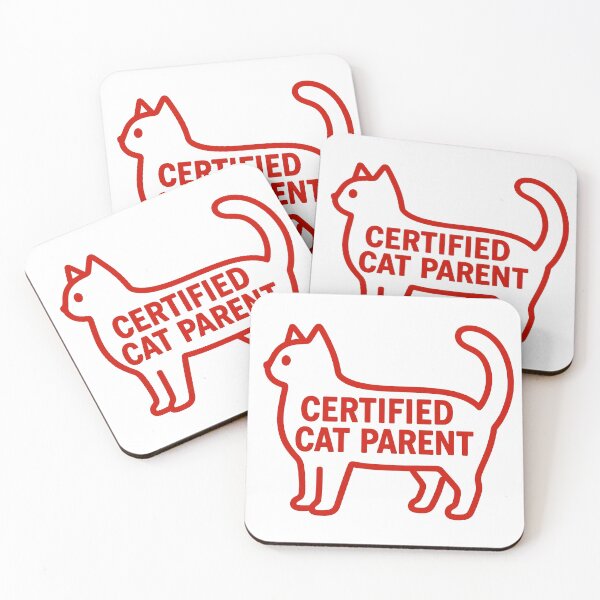 Item preview, Certified Cat Parent designed and sold by Skelbunny.