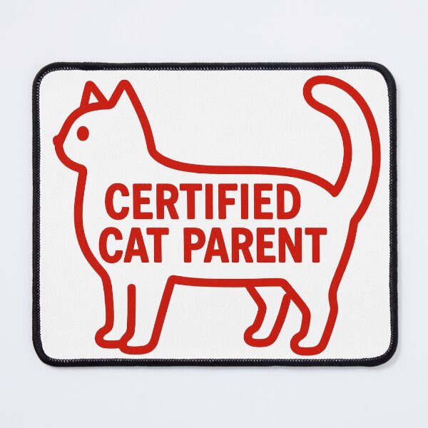 Item preview, Certified Cat Parent designed and sold by Skelbunny.