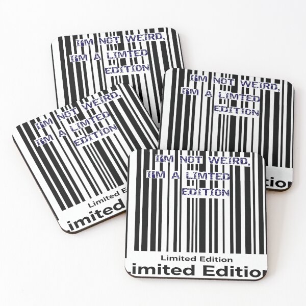 Item preview, I'm Not Weird, I'm a Limited Edition – Barcode T-Shirt Design designed and sold by YAM716.