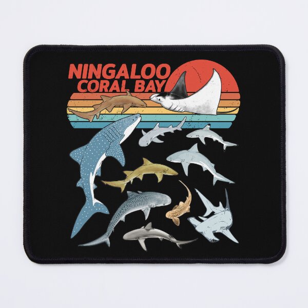 Item preview, Shark species Ningaloo Coral Bay Australia designed and sold by NicGrayGraphic.