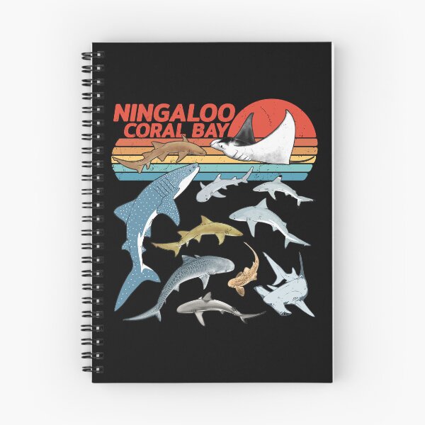 Item preview, Shark species Ningaloo Coral Bay Australia designed and sold by NicGrayGraphic.