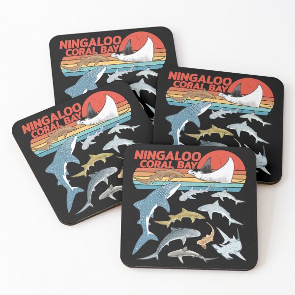 Item preview, Shark species Ningaloo Coral Bay Australia designed and sold by NicGrayGraphic.