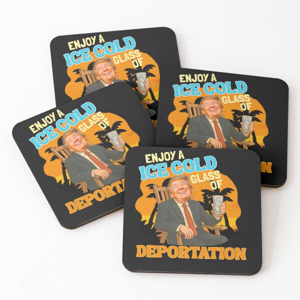 Item preview, Ice Cold Glass Of Deportation Political Humor designed and sold by BoozieHumor.