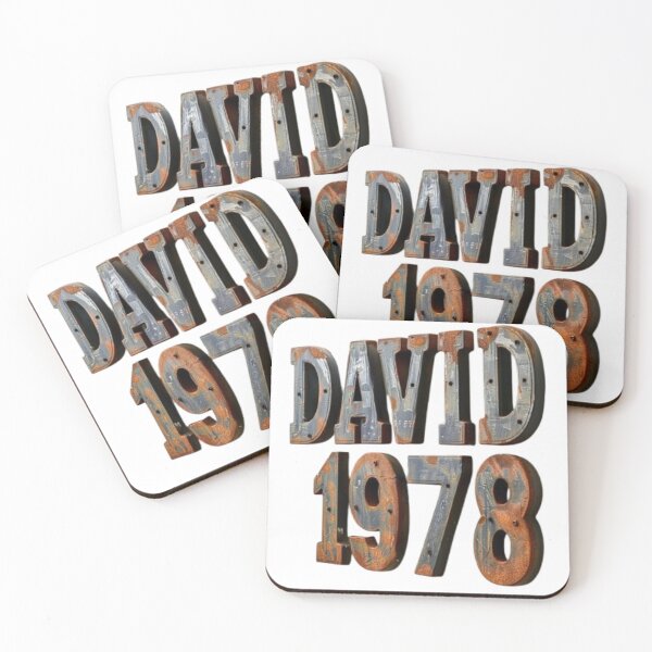 Item preview, David 1978 – Rusty Vintage Edition designed and sold by AlexLineArt.