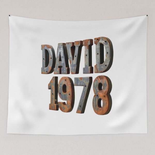 Artikelvorschau, David 1978 – Rusty Vintage Edition entworfen und verkauft von AlexLineArt.