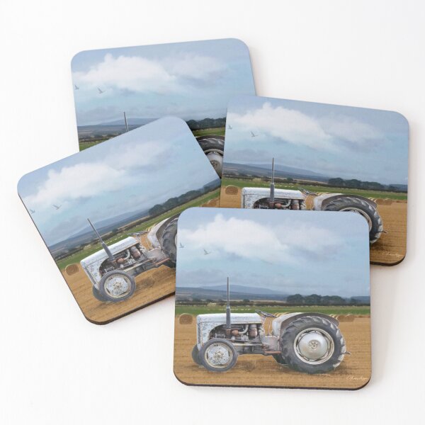 Item preview, “The Harvest watch” Little Grey Fergie Tractor designed and sold by Printfantasia .