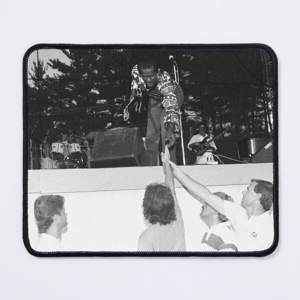 Item preview, Chuck Berry Guitar Pick Hand Off - BW Photograph designed and sold by ConcertImages.