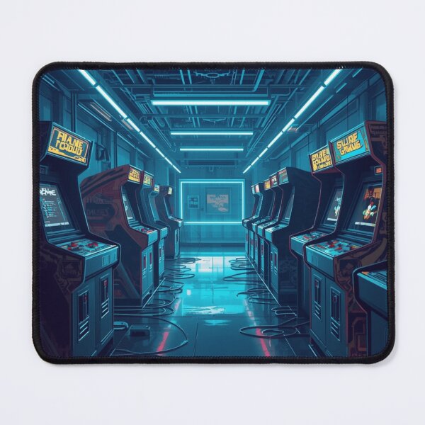Item preview, Gamer, Futuristic arcade room designed and sold by the-sunset.