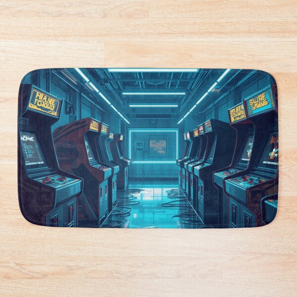 Item preview, Gamer, Futuristic arcade room designed and sold by the-sunset.