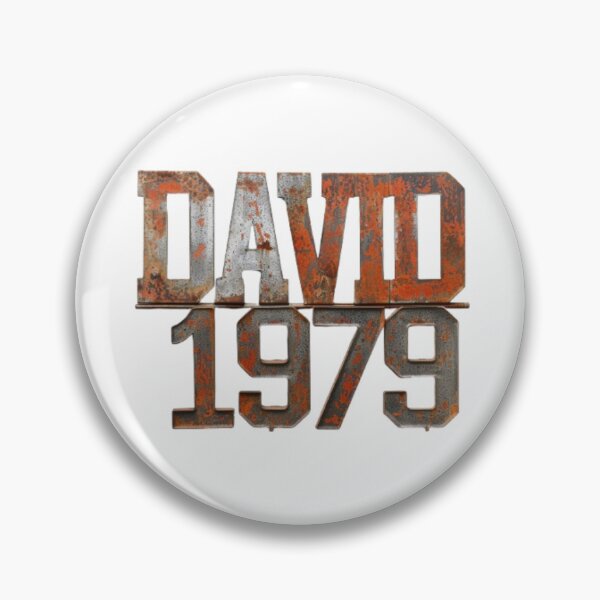 Item preview, David 1979 – Rusty Vintage Edition designed and sold by AlexLineArt.