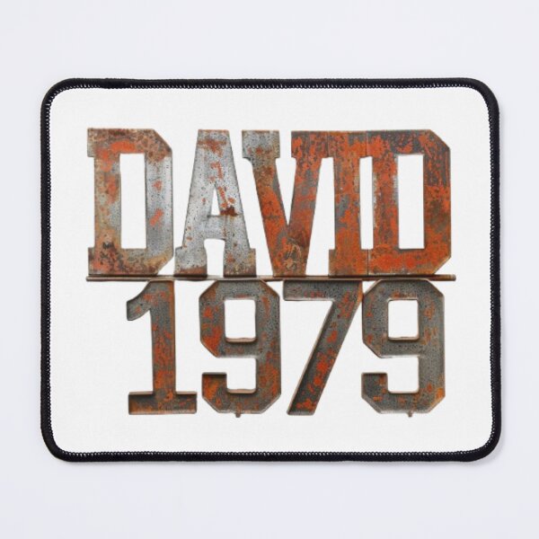 Item preview, David 1979 – Rusty Vintage Edition designed and sold by AlexLineArt.