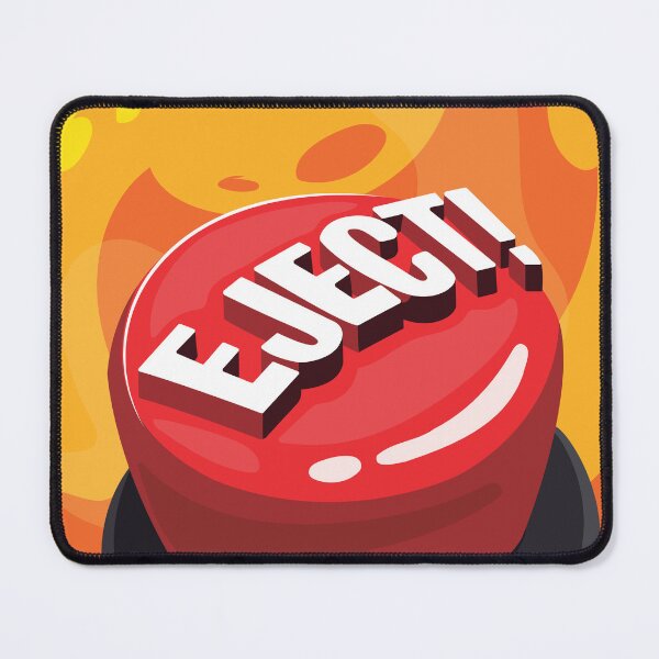 Item preview, Red Button: Press to Escape Reality designed and sold by Groslat Art Experiments.