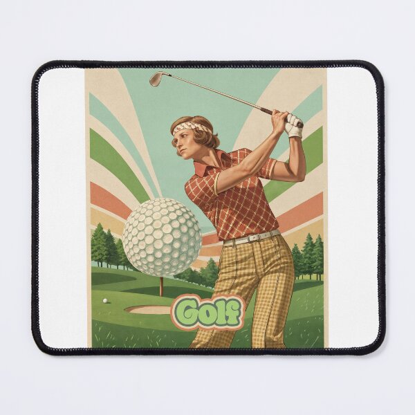 Item preview, Retro Swing King: Vintage Golf Vibes in Full Color designed and sold by ForeverPrintsOK.