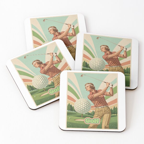 Item preview, Retro Swing King: Vintage Golf Vibes in Full Color designed and sold by ForeverPrintsOK.