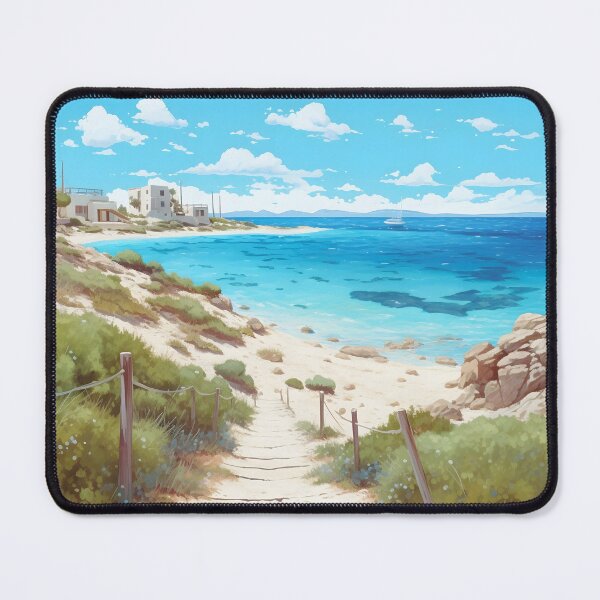 Item preview, Formentera Spain Balearic Islands Coastal Poster designed and sold by LaFabricaArt.