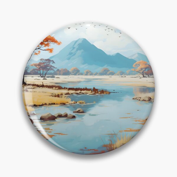 Item preview, Mana Pools Zimbabwe African Safari Vintage Poster designed and sold by LaFabricaArt.