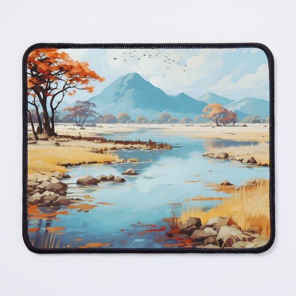 Item preview, Mana Pools Zimbabwe African Safari Vintage Poster designed and sold by LaFabricaArt.