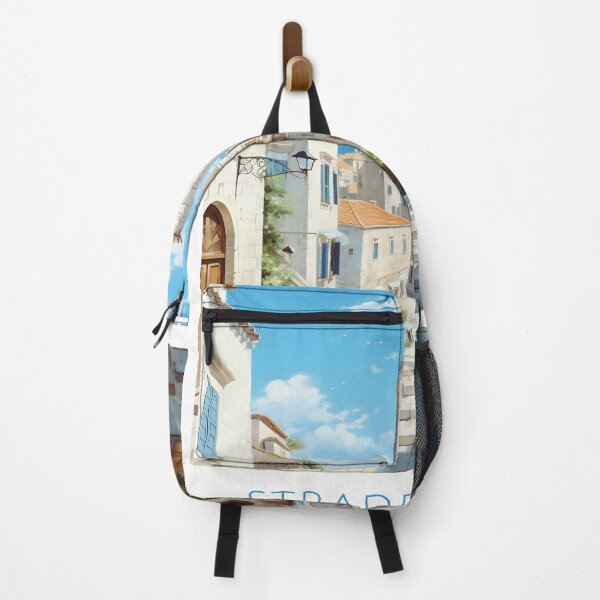 Item preview, Straden Street Dubrovnik Croatia Mediterranean Poster designed and sold by LaFabricaArt.