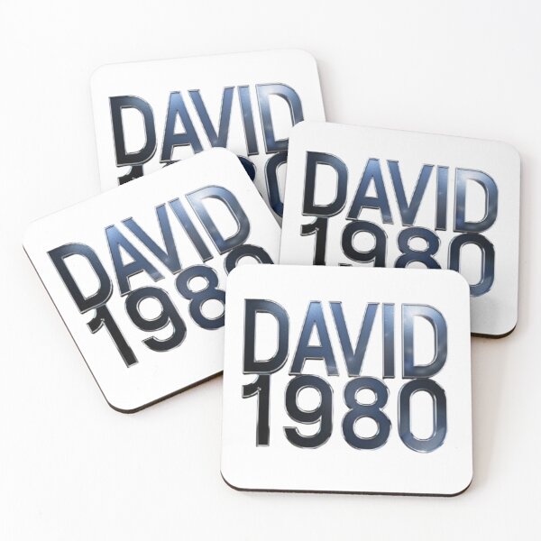 Item preview, David 1980 – Metallic Chrome Edition designed and sold by AlexLineArt.