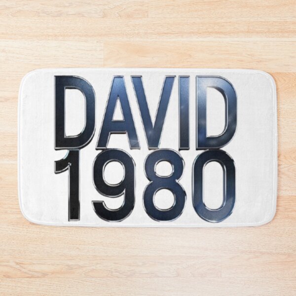 Item preview, David 1980 – Metallic Chrome Edition designed and sold by AlexLineArt.