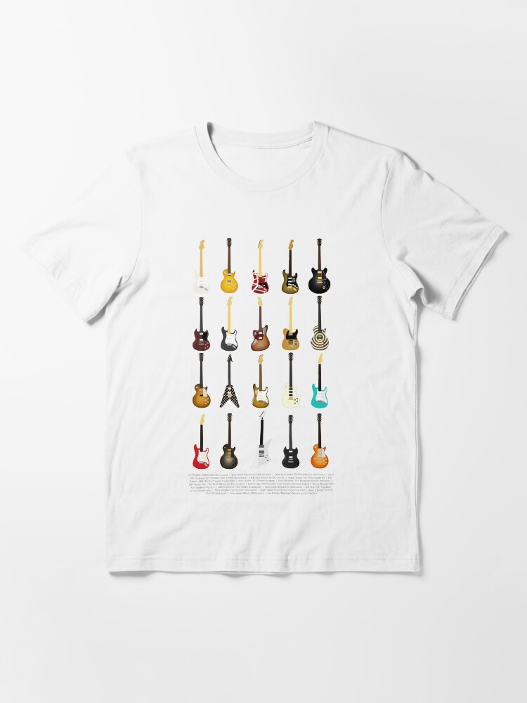 Alternate view of Guitar Collection (with Key) Essential T-Shirt