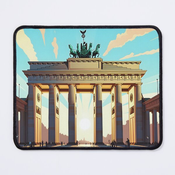 Item preview, Berlin Germany TV Tower Vintage City Poster designed and sold by LaFabricaArt.