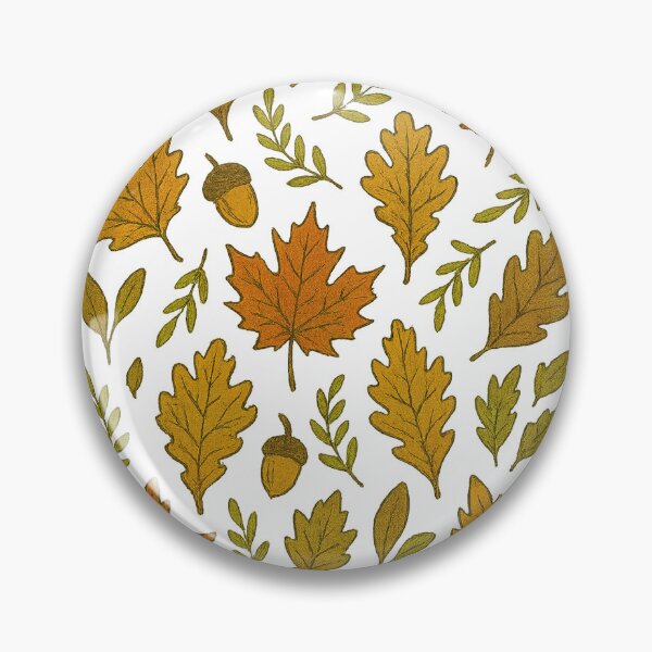 Item preview, Autumn Leaves Pattern – Thanksgiving Fall Foliage Seamless Design designed and sold by SilknMarble.