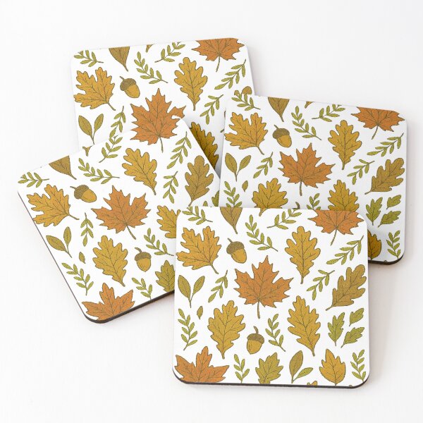 Item preview, Autumn Leaves Pattern – Thanksgiving Fall Foliage Seamless Design designed and sold by SilknMarble.