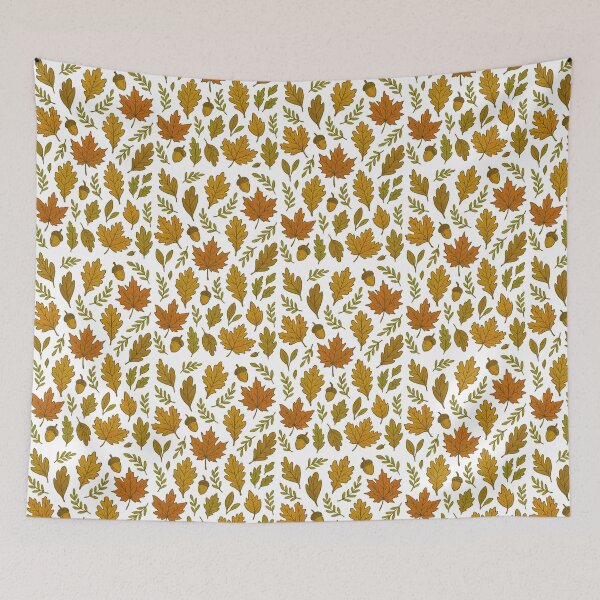 Item preview, Autumn Leaves Pattern – Thanksgiving Fall Foliage Seamless Design designed and sold by SilknMarble.