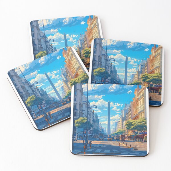 Item preview, Buenos Aires Argentina Obelisco City Travel Poster designed and sold by LaFabricaArt.