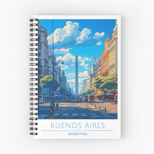 Item preview, Buenos Aires Argentina Obelisco City Travel Poster designed and sold by LaFabricaArt.