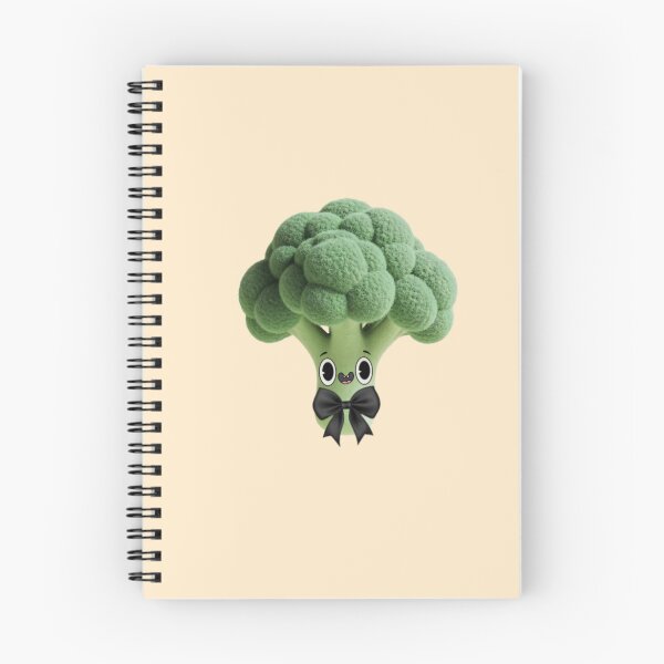 Item preview, Cute Cartoon Cauliflower with Black Bow Illustration designed and sold by nada-art.