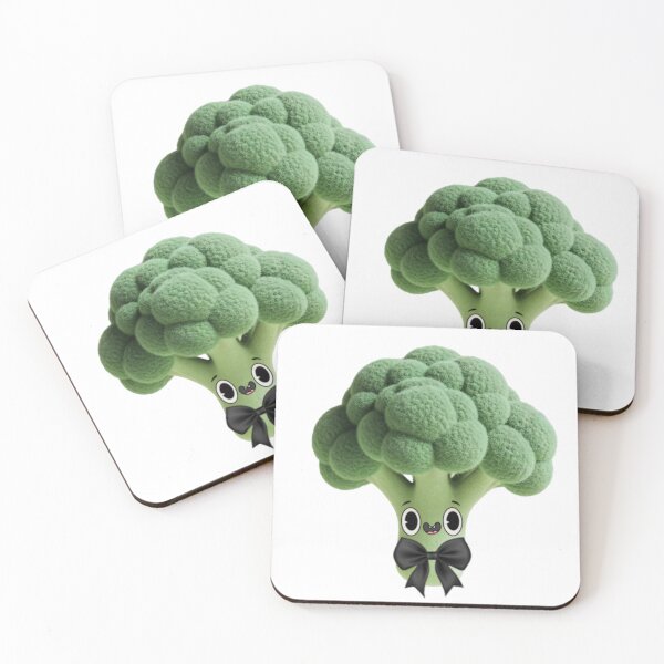 Item preview, Cute Cartoon Cauliflower with Black Bow Illustration designed and sold by nada-art.